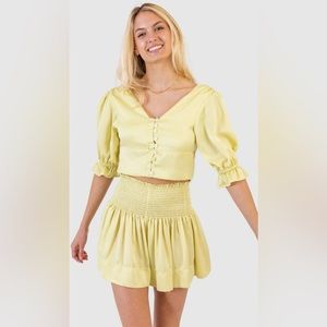 Shop KOCH Erica Skirt Pineapple Polysatin